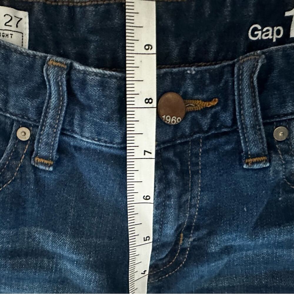 Gap‎ real straight shorts size 27 blue - Picture 6 of 6